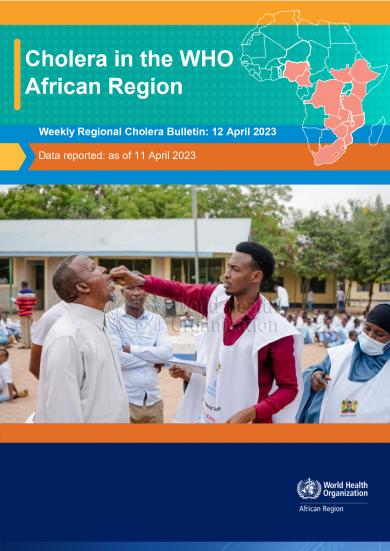 Cholera in the WHO African Region: Weekly Regional Cholera Bulletin: 12 April 2023